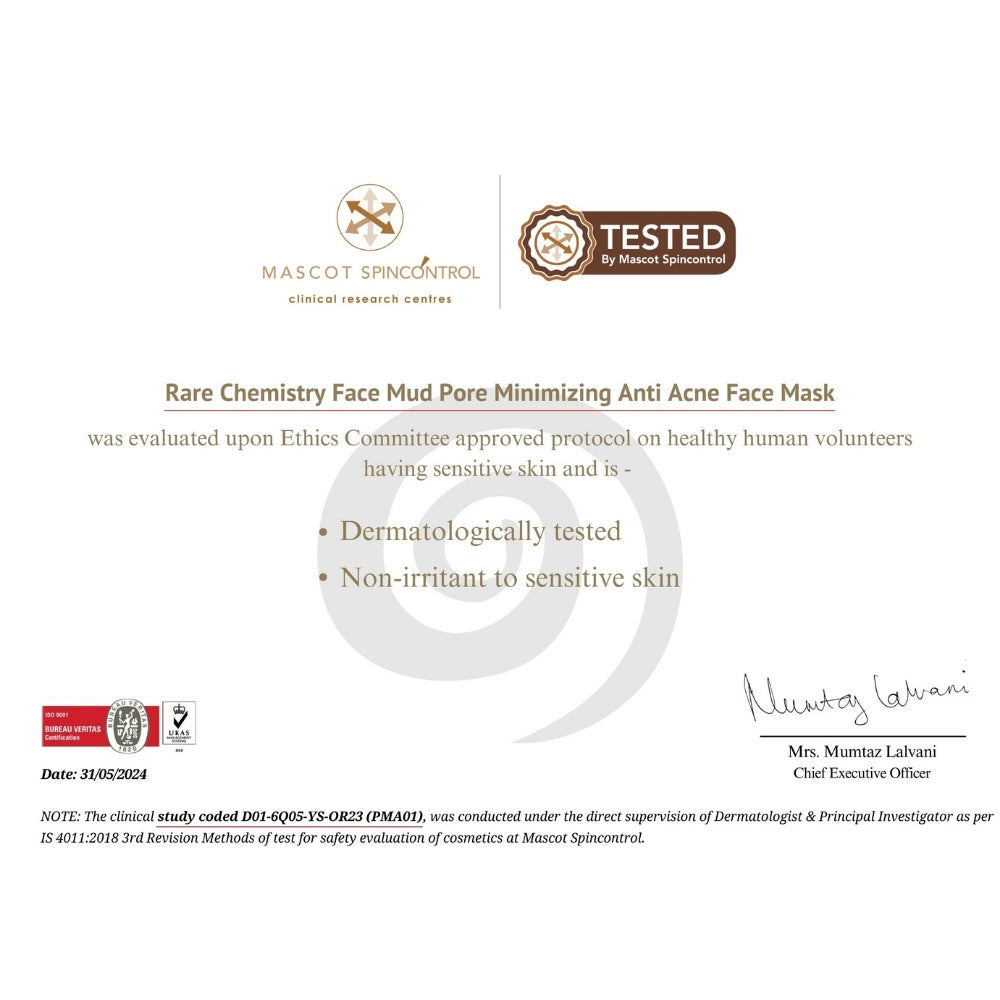 Pore Minimizing Anti Acne Face Mask