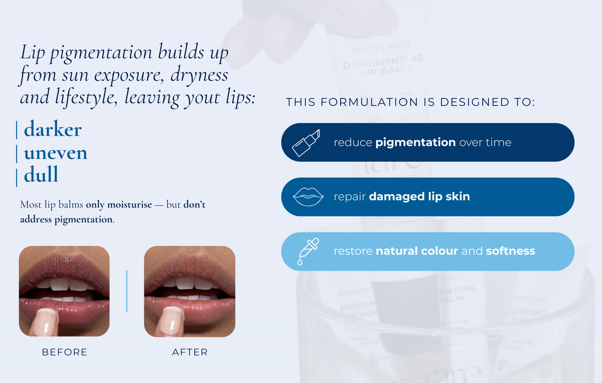 Depigmenting Lip Balm
