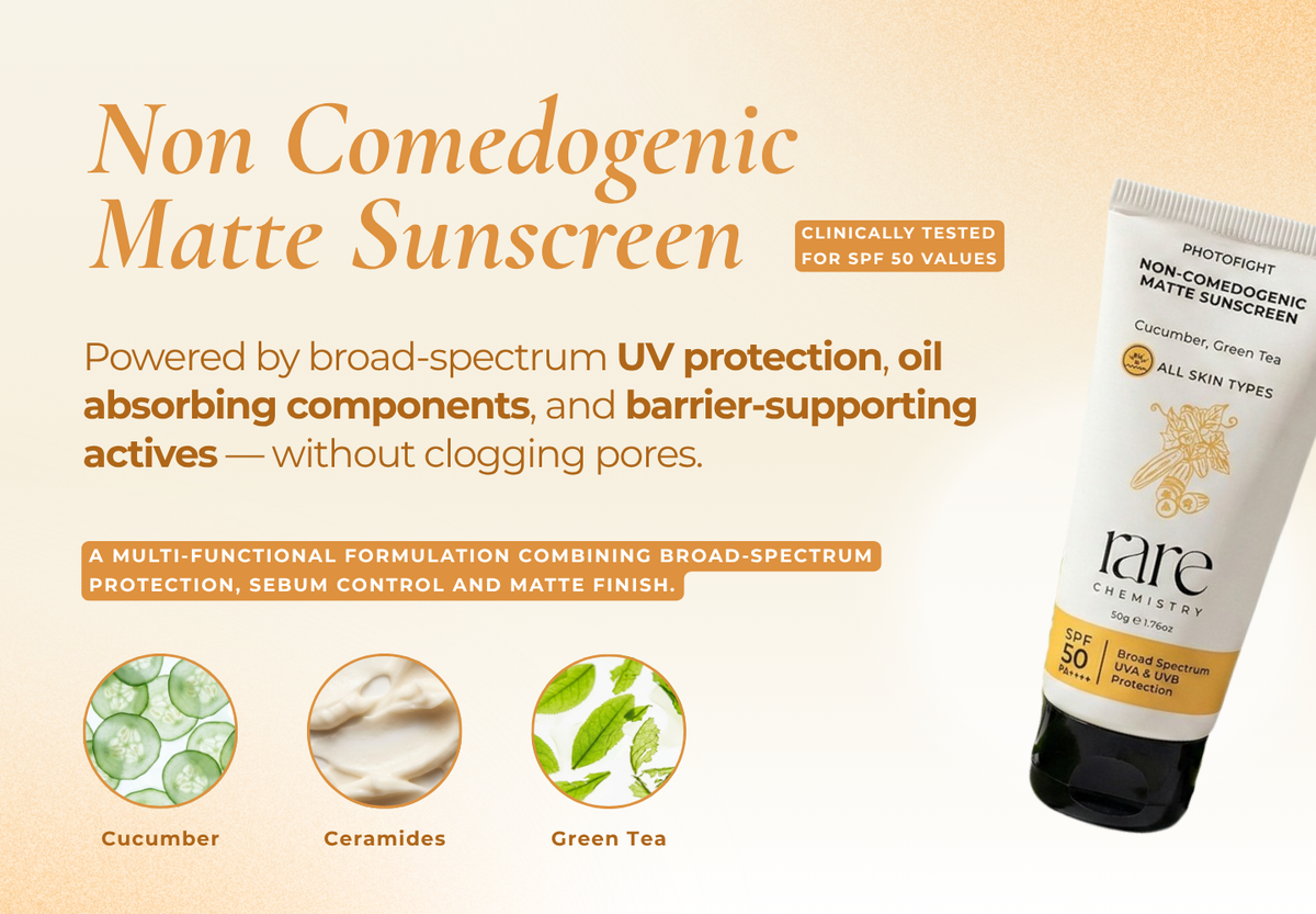 Non-Comedogenic Matte Sunscreen SPF 50 PA++++