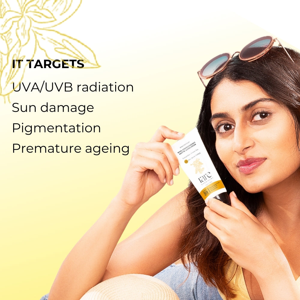 Non-Comedogenic Matte Sunscreen SPF 50