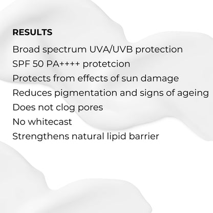 Non-Comedogenic Matte Sunscreen SPF 50