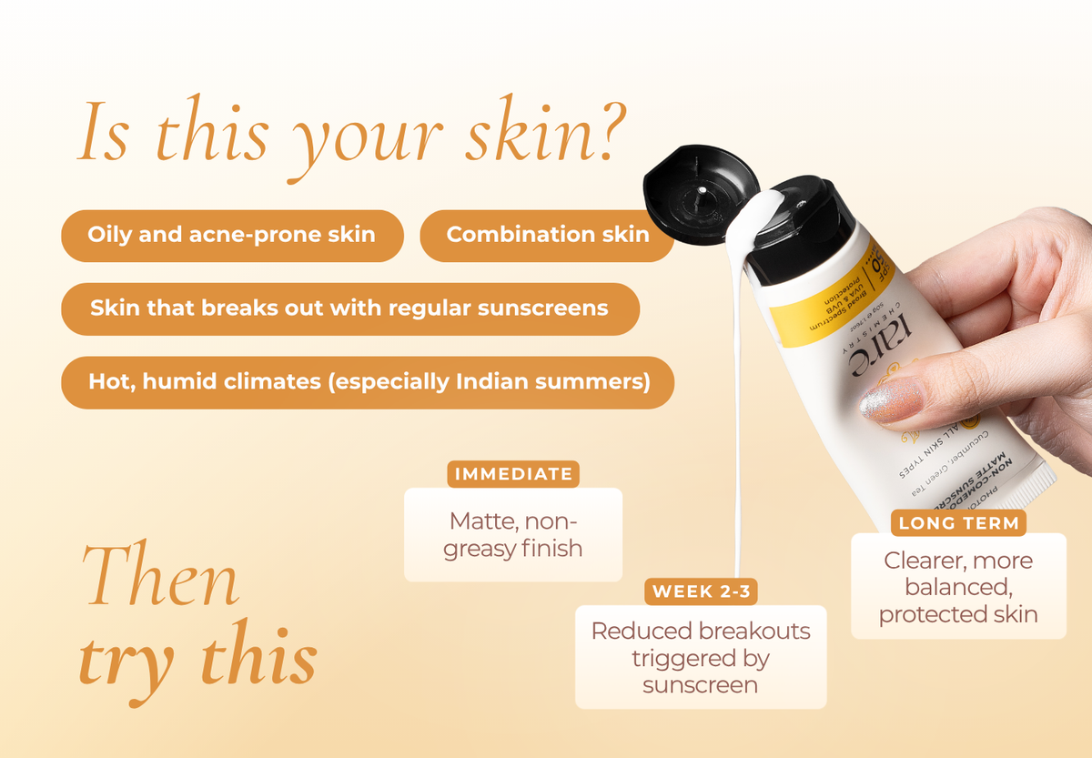 Non-Comedogenic Matte Sunscreen SPF 50 PA++++